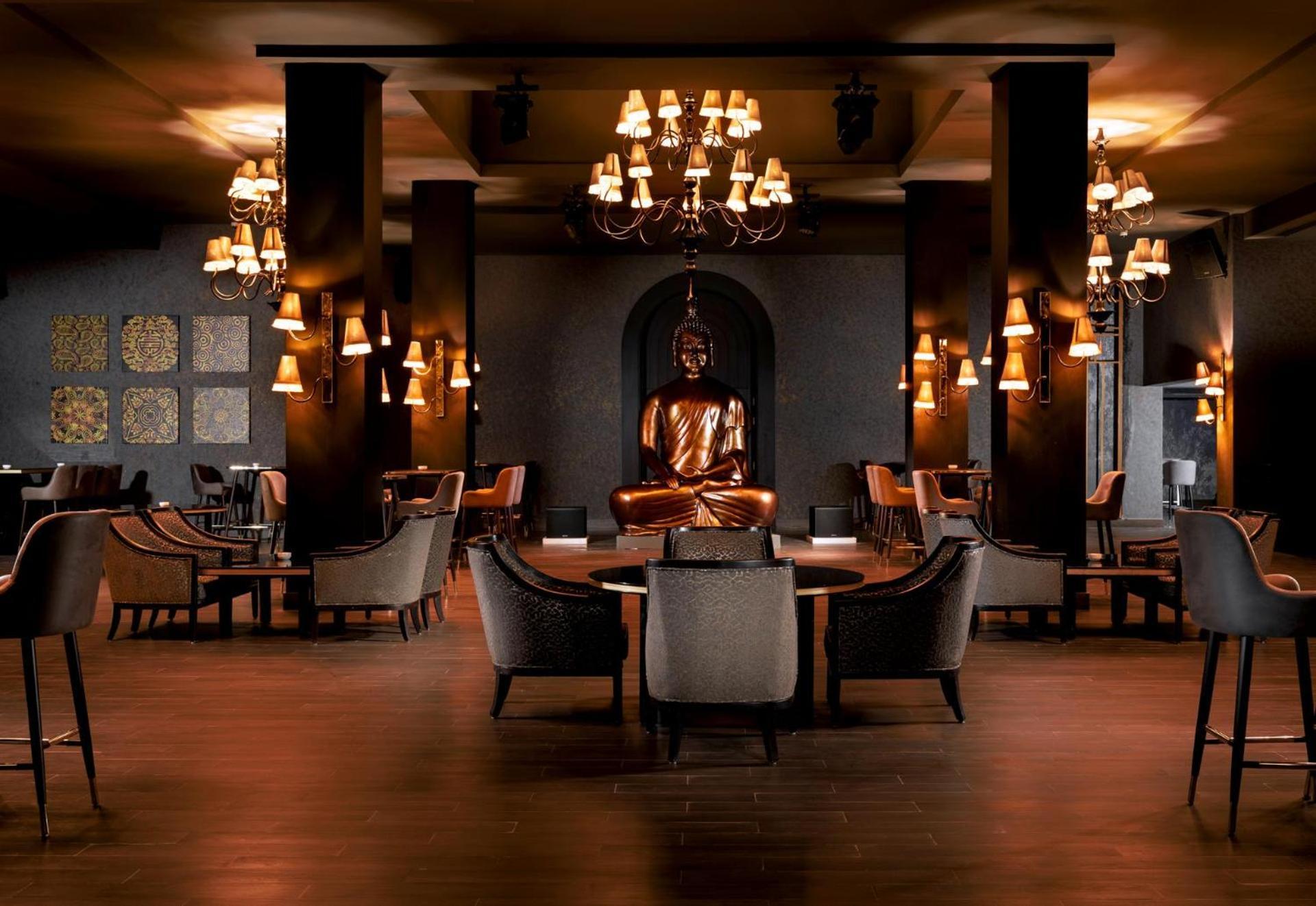 Pickalbatros Laguna Vista Aqua Park 샤름 엘 셰이크 외부 사진 The interior of the restaurant
