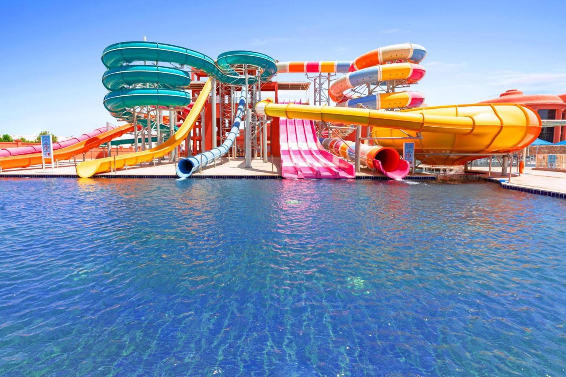 Pickalbatros Laguna Vista Aqua Park 샤름 엘 셰이크 외부 사진 The park's slides