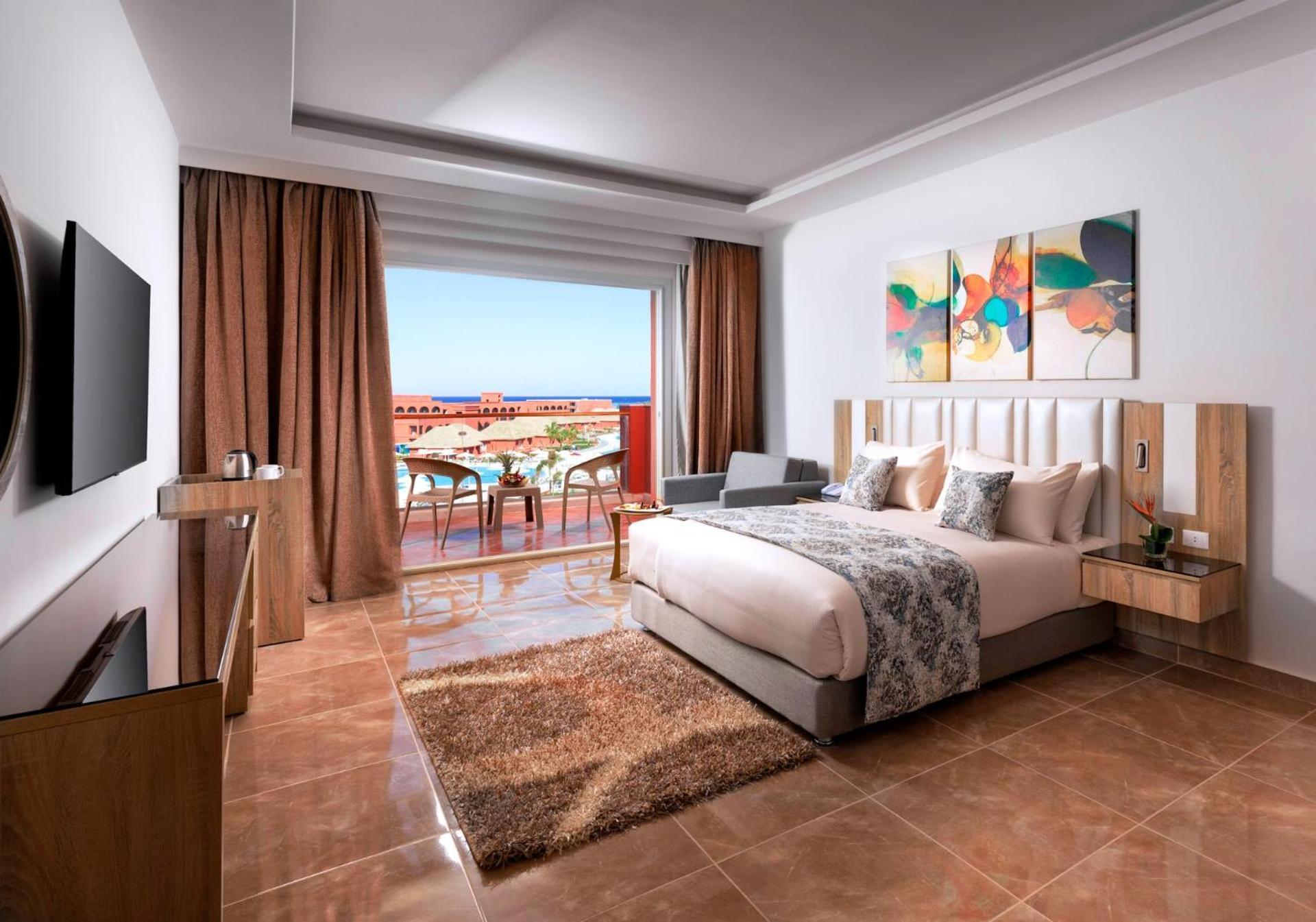 Pickalbatros Laguna Vista Aqua Park 샤름 엘 셰이크 외부 사진 A room at the resort
